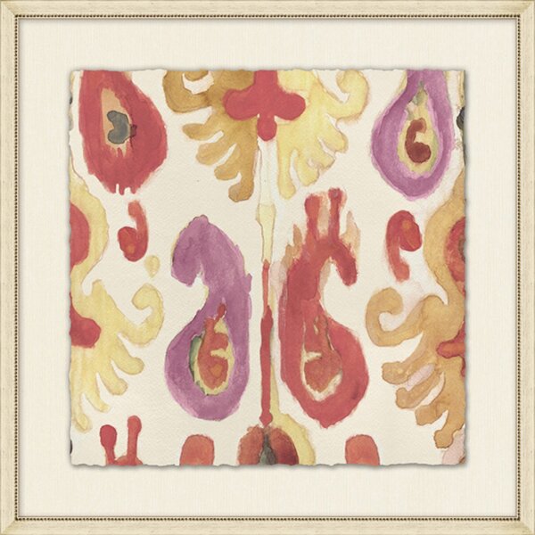 Wendover Art Group Painterly Ikat 5 By Wendover Art Group | Perigold